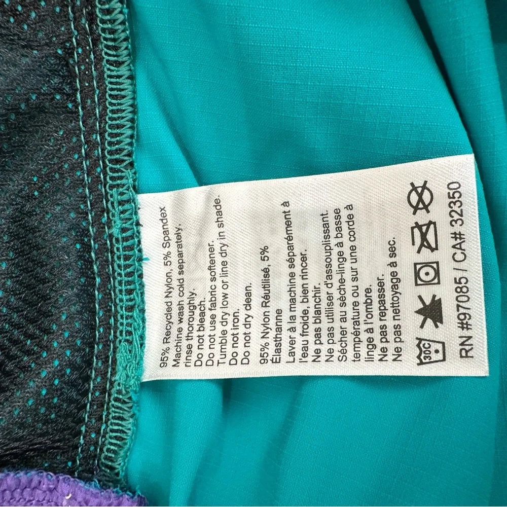 Outdoor Research Teal and Purple Athletic Shorts